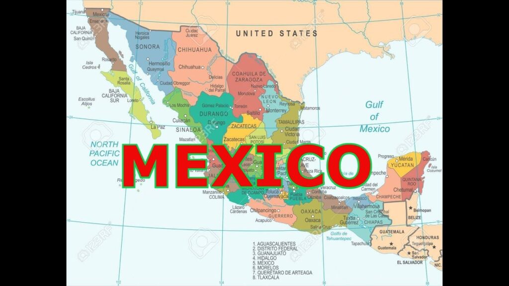 where is mexico city in the world map