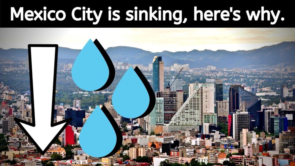 how much is mexico city sinking every year