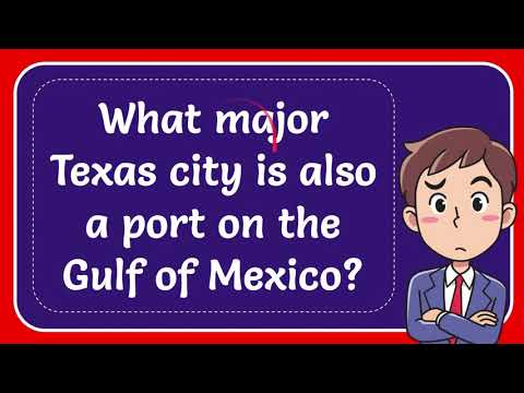 what is a port city on the gulf of mexico