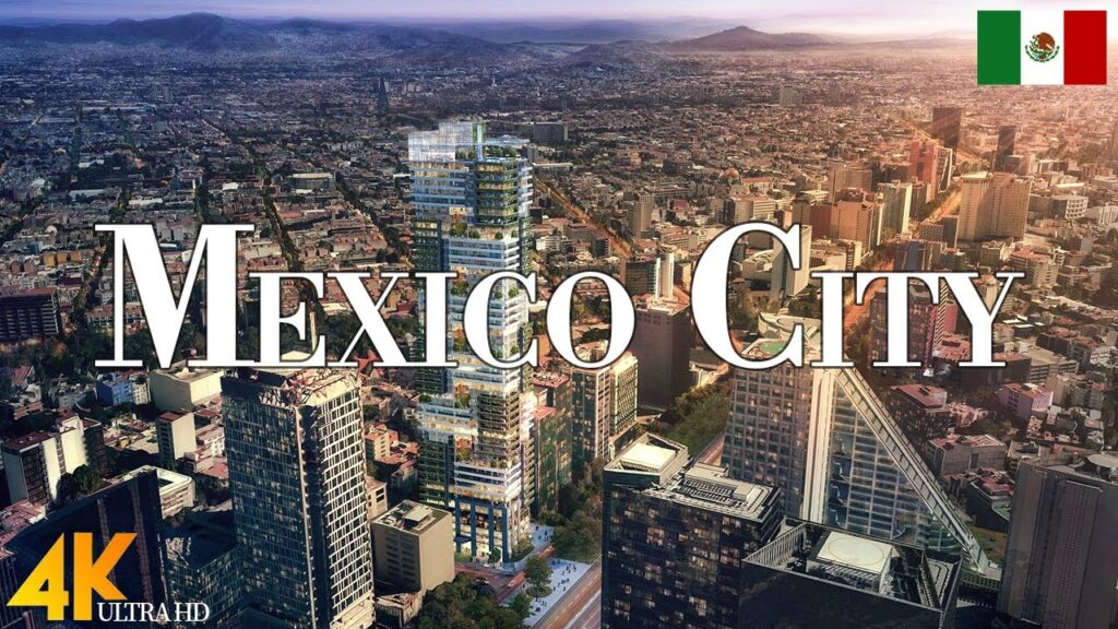 mexico city aerial view