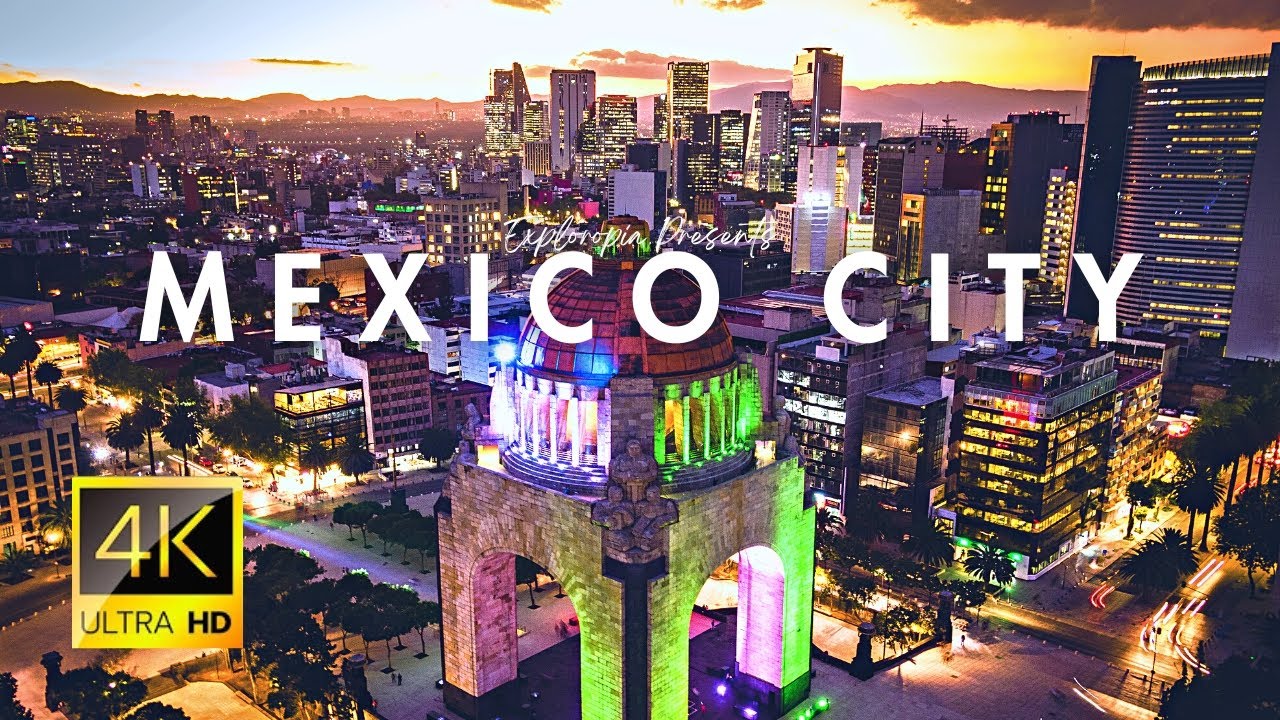 night mexico city skyline