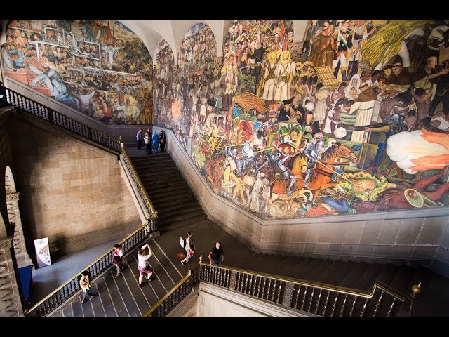 where to see diego rivera murals in mexico city